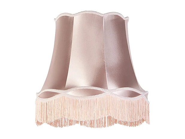 Abat-jour en soie rose 45/30/44 - Granny
