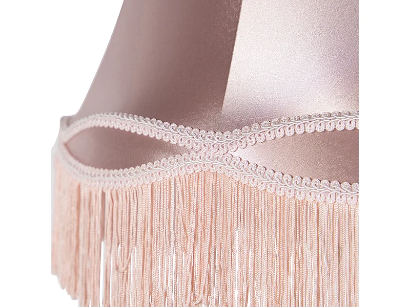 Abat-jour en soie rose 45 cm - Granny