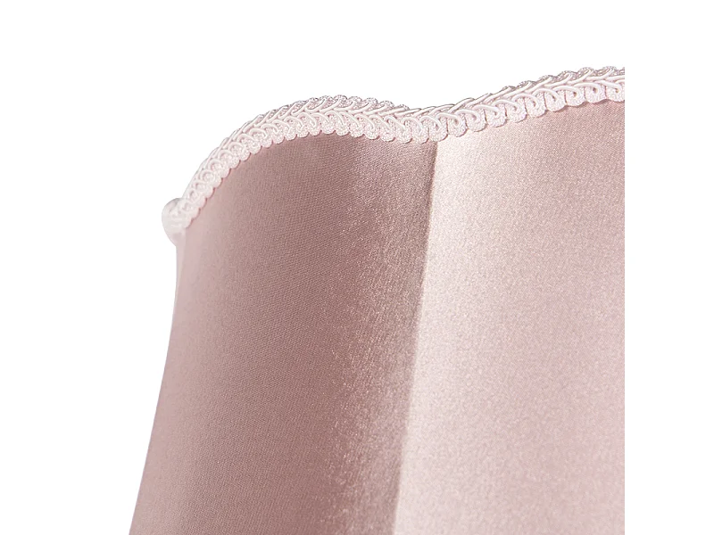 Abat-jour en soie rose 45 cm - Granny