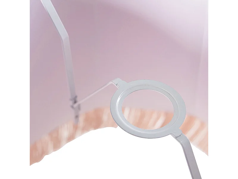 Abat-jour en soie rose 45 cm - Granny