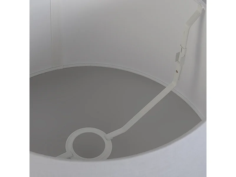 Abat-jour en lin gris 35/30/18