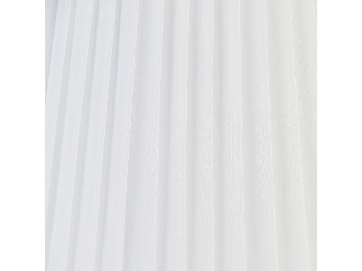Abat-jour plissé blanc 45/30 cm