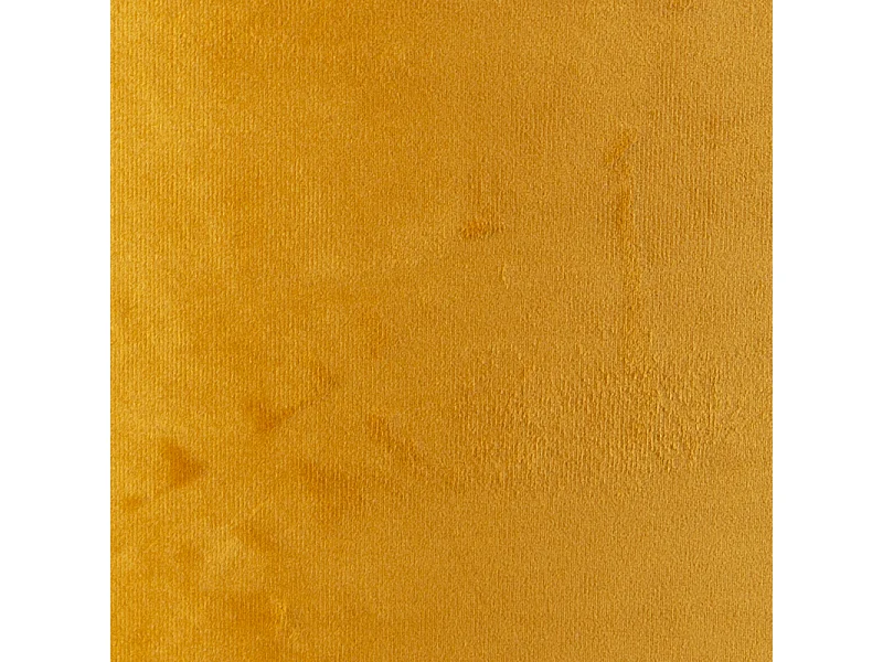Abat-jour en velours jaune 50/50/25 avec intérieur doré