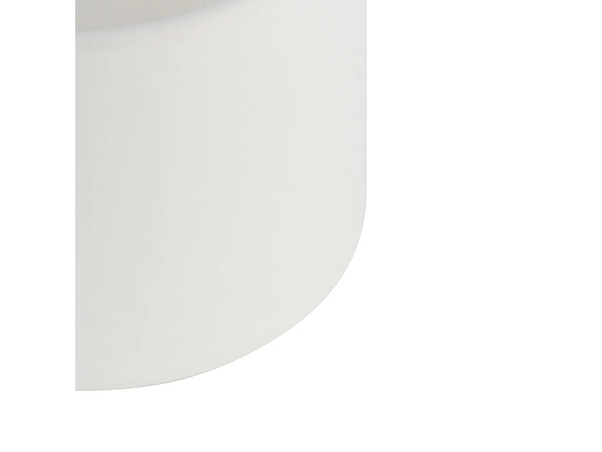 Abat-jour en coton blanc | 18/18/14