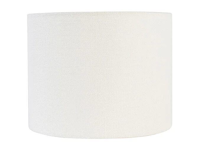 Abat-jour en coton blanc | 18/18/14