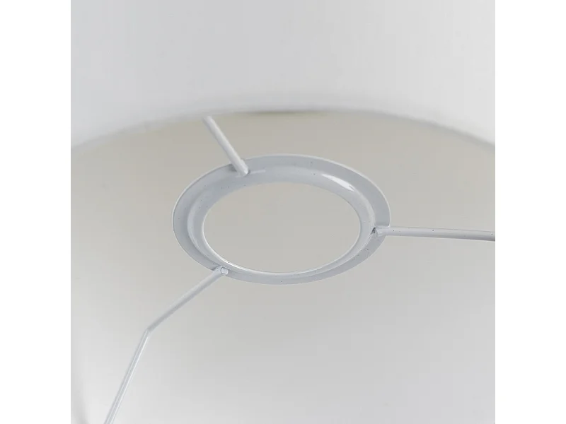 Abat-jour en lin blanc 18/18/14