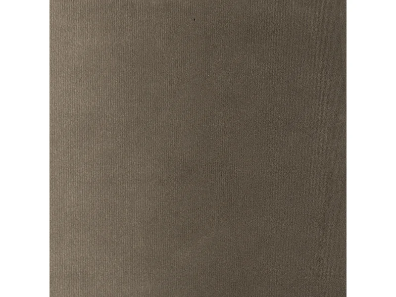 Abat-jour en velours taupe 35/35/20 avec intérieur doré