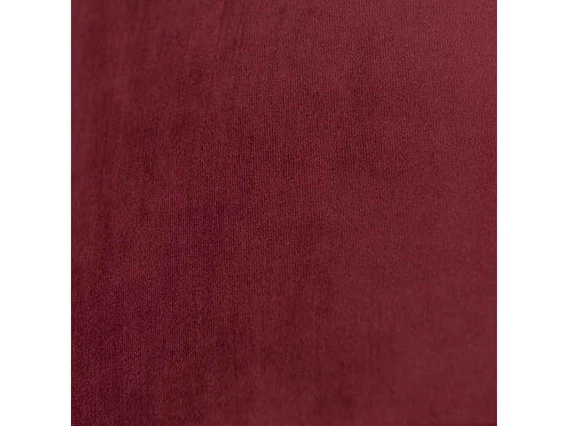 Abat-jour en velours rouge 35/35/20 avec intérieur doré