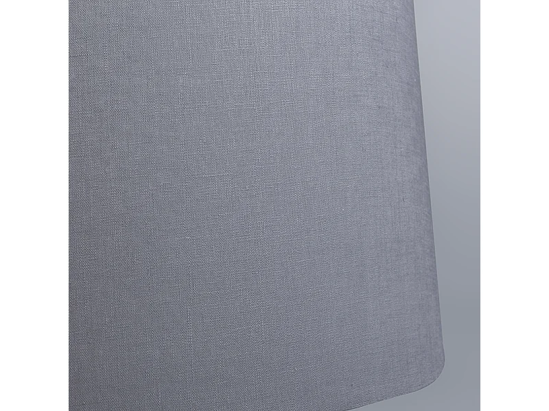 Abat-jour en lin gris foncé 45 cm