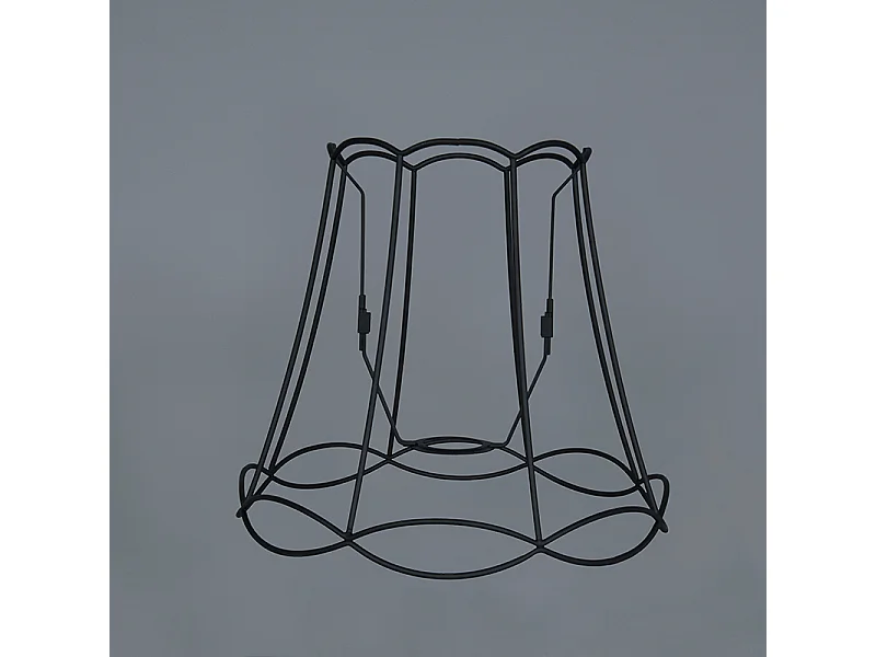 Abat-jour en métal noir 30/26 - Granny Frame