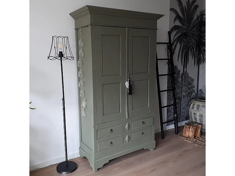 Abat-jour en métal noir 30/26 - Granny Frame