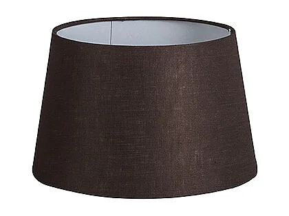 Abat-jour en lin marron 25/16