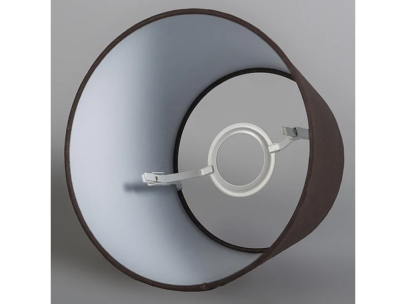 Abat-jour en lin marron 25/16