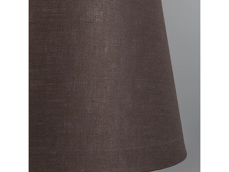 Abat-jour en lin marron 25/16