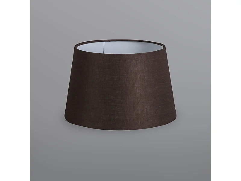 Abat-jour en lin marron 25/16
