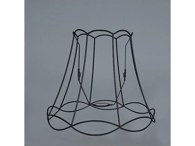 Abat-jour en métal noir 35/29 - Granny Frame