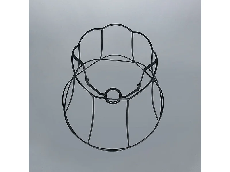 Abat-jour en métal noir 35/29 - Granny Frame