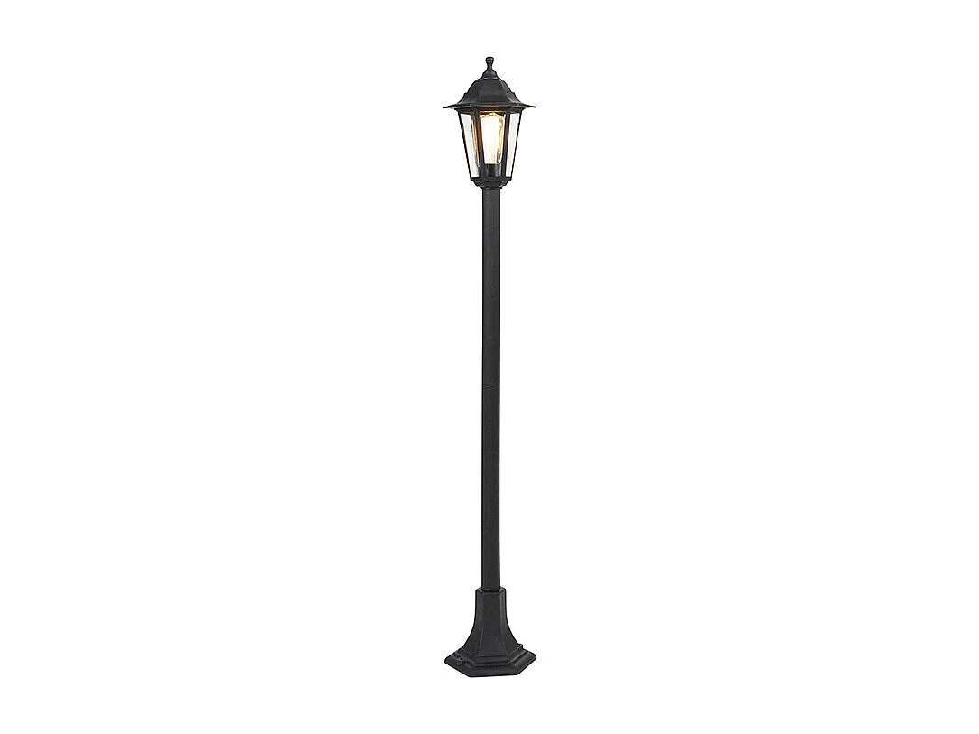 Lanterne classique noire IP44 - New Haven