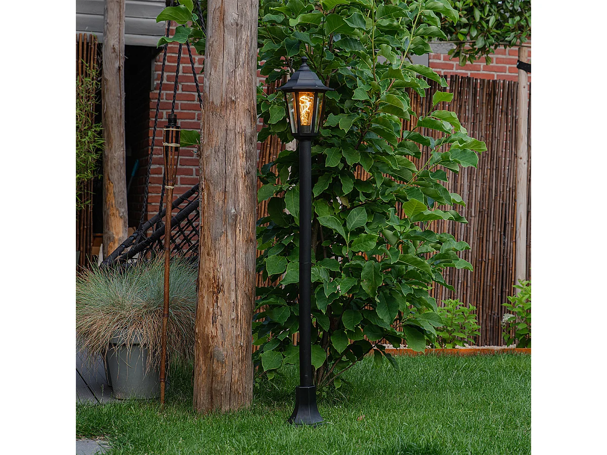 Lanterne classique noire IP44 - New Haven