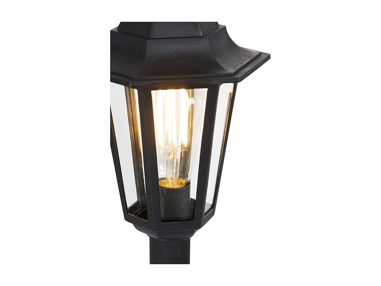Lanterne classique noire IP44 - New Haven