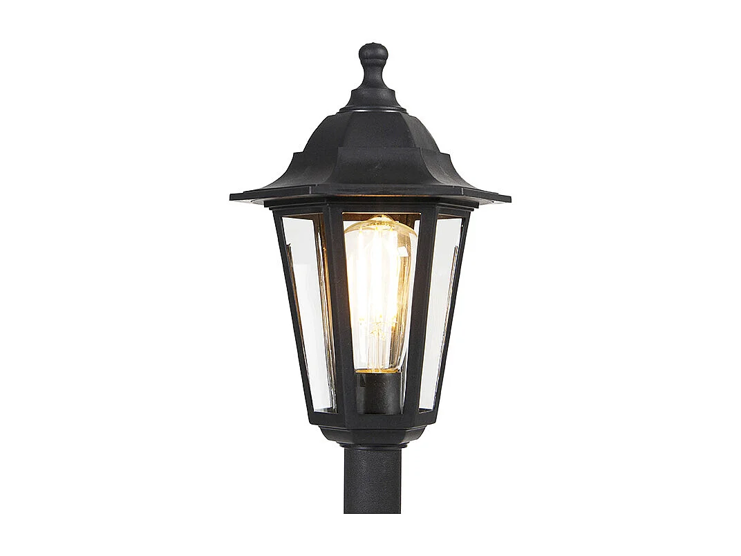 Lanterne classique noire IP44 - New Haven