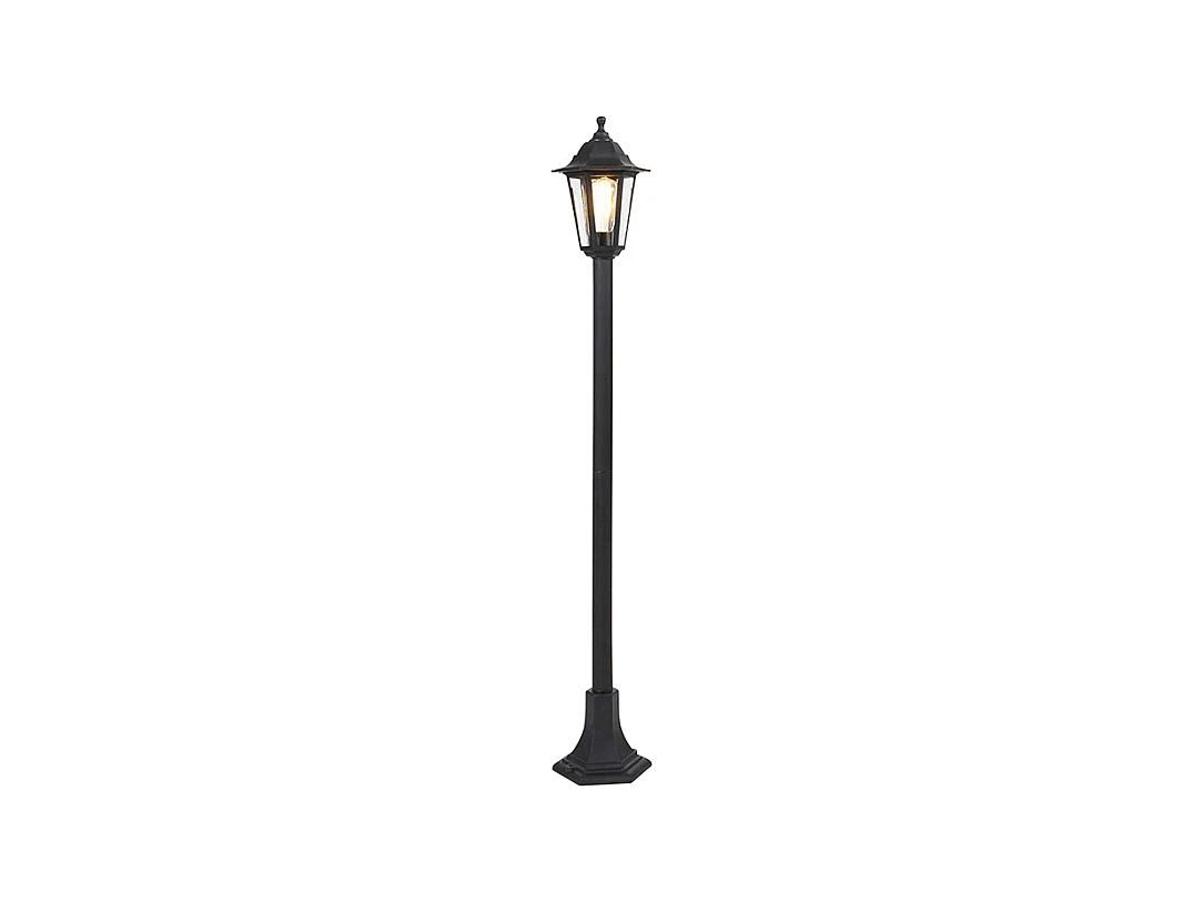 Lanterne classique noire IP44 - New Haven