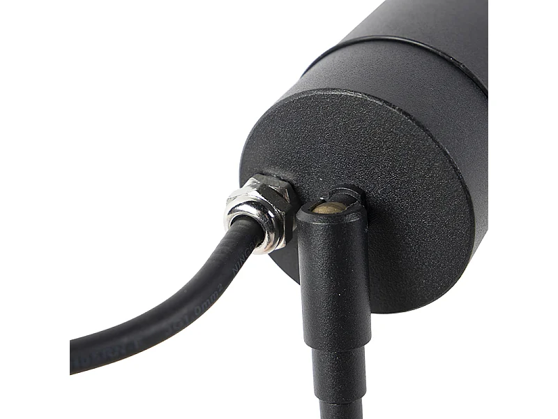 Spot orientable à piquet noir IP44 - Solo