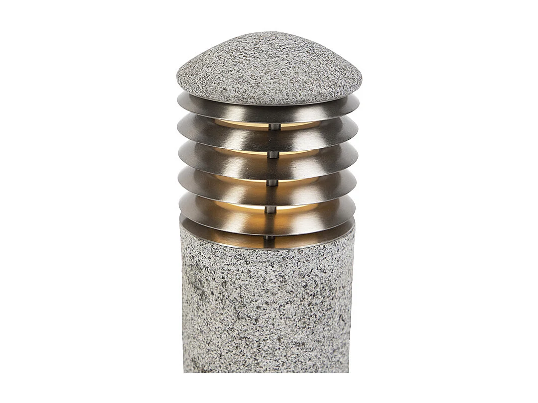 Lampe d'extérieur debout moderne en granit 40 cm - Happy