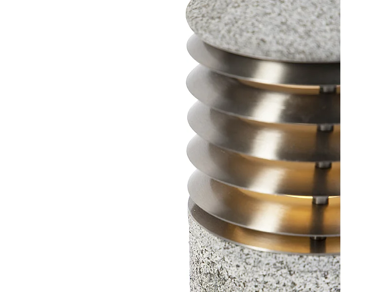 Lampadaire d'extérieur moderne en granit 40 cm - Happy