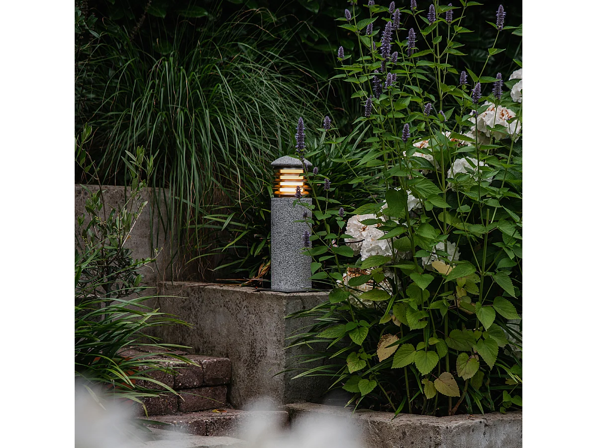 Lampadaire d'extérieur moderne en granit 40 cm - Happy