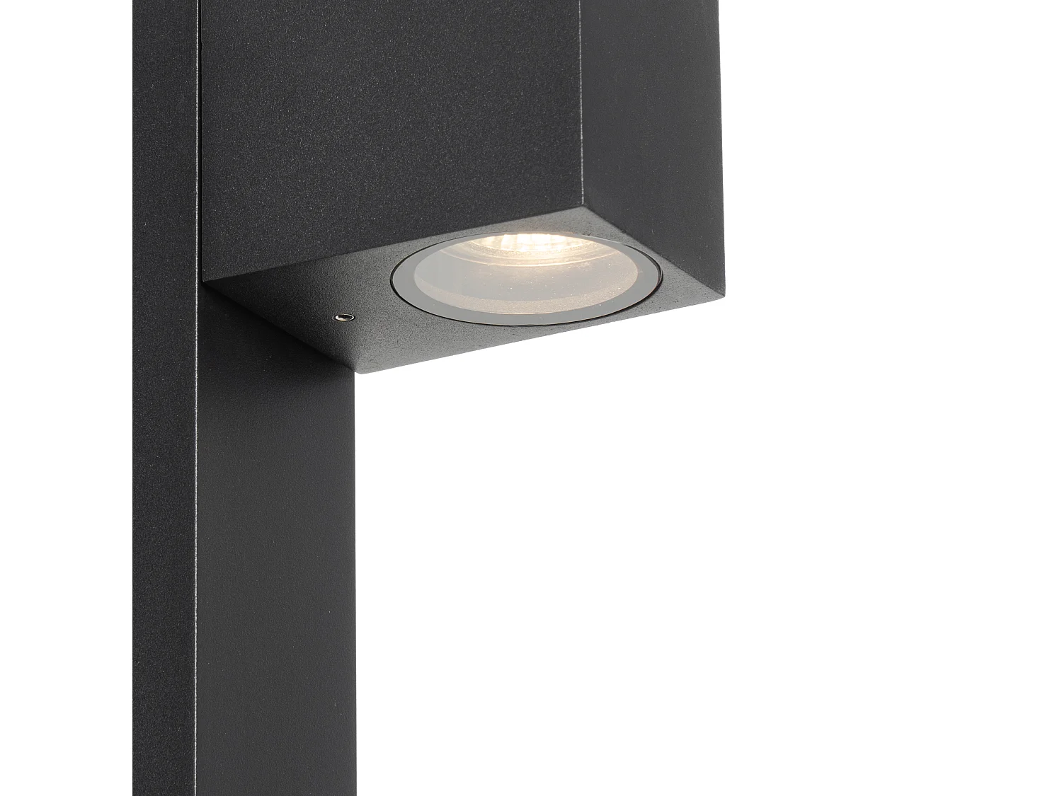 Lampe d'extérieur sur pied industrielle noire 65 cm IP44 - Baleno