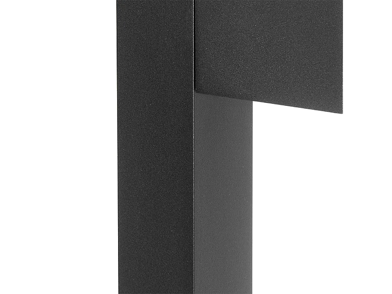 Lampe d'extérieur sur pied industrielle noire 65 cm IP44 - Baleno