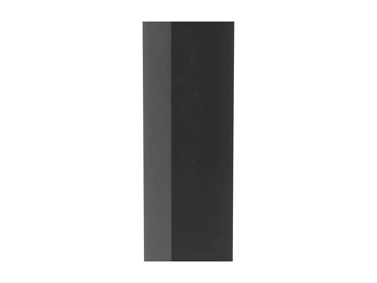 Lampadaire d'extérieur industriel noir 65 cm IP44 - Baleno