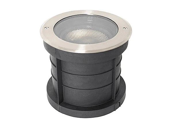 Spot encastré de sol extérieur en acier AR111 orientable IP65 - Delux Honey
