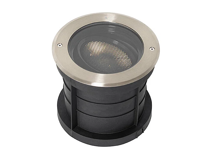Spot encastré de sol extérieur en acier AR111 orientable IP65 - Delux Honey