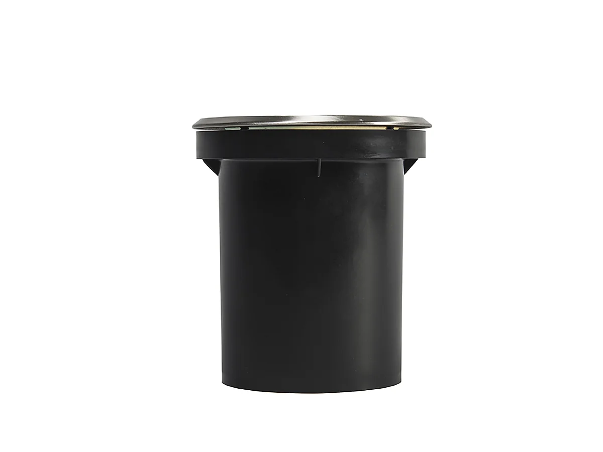 Lot de 3 spots encastrés pour extérieur en acier orientables IP65 - Delux