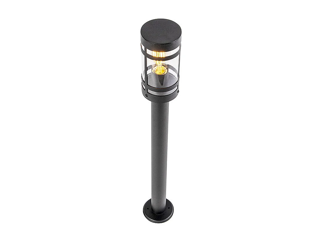 Lampe d'extérieur moderne noire 80 cm IP44 - Gleam