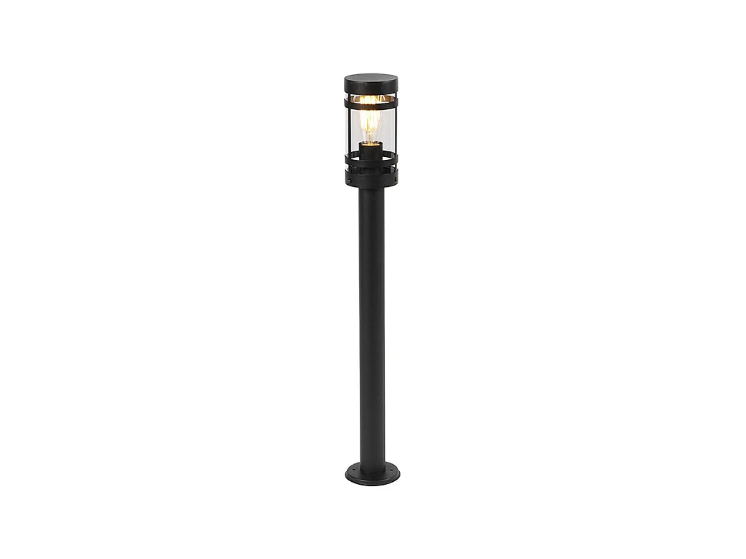 Lampe d'extérieur moderne noire 80 cm IP44 - Gleam
