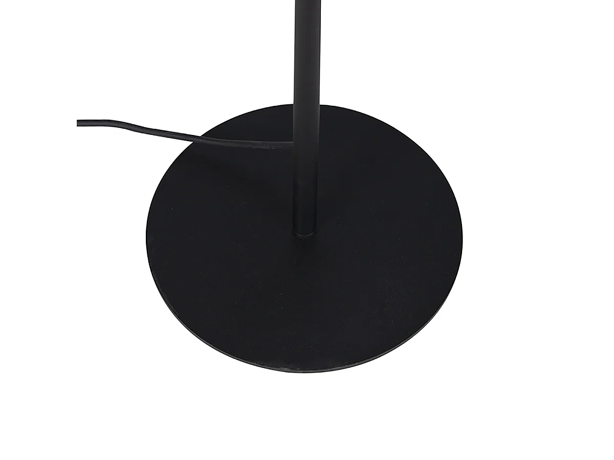 Lampadaire d'extérieur intelligent noir avec Wifi A60 - Virginia