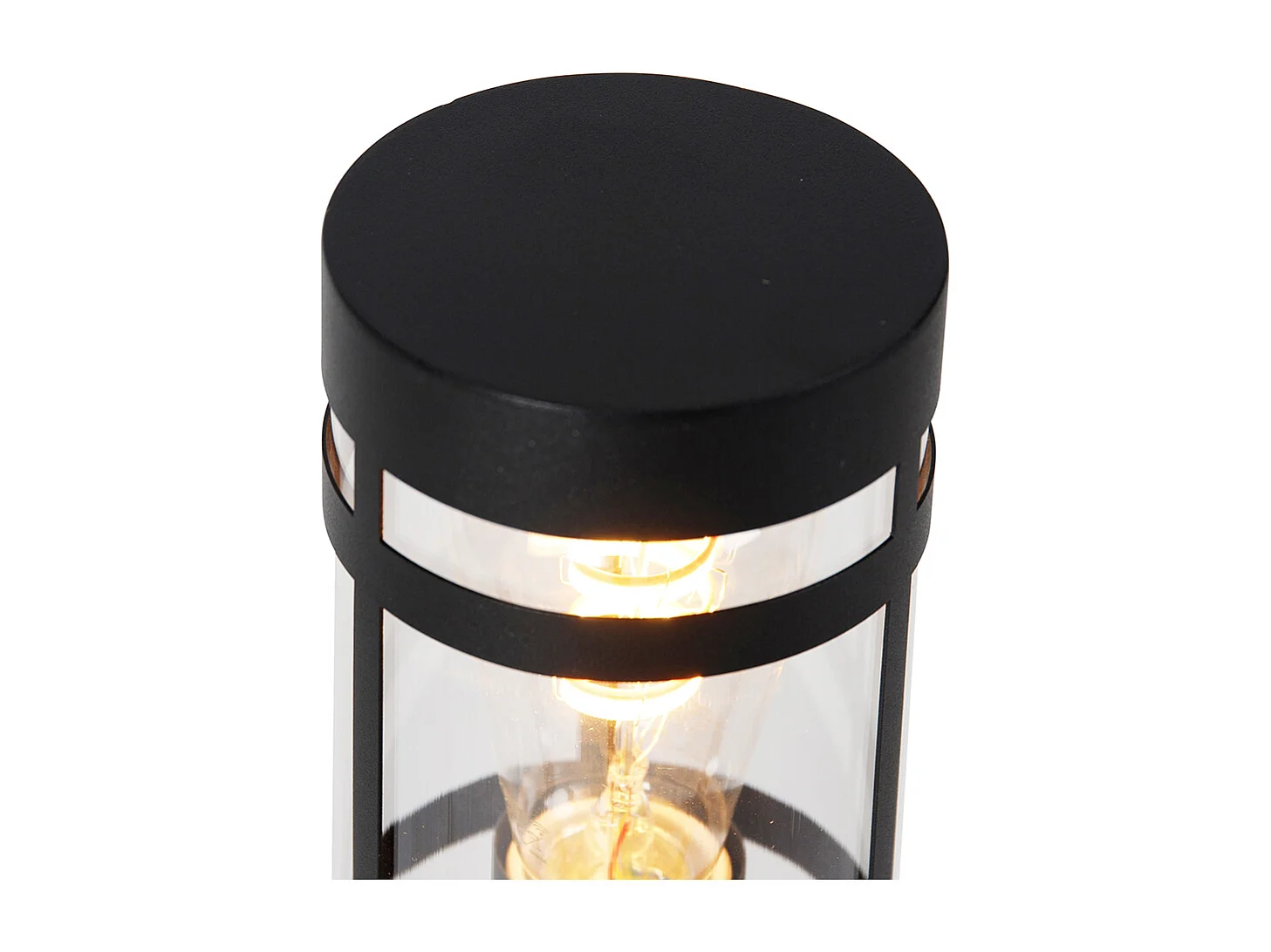 Lampe d'extérieur intelligente noire 80 cm IP44 avec Wifi ST64 - Gleam