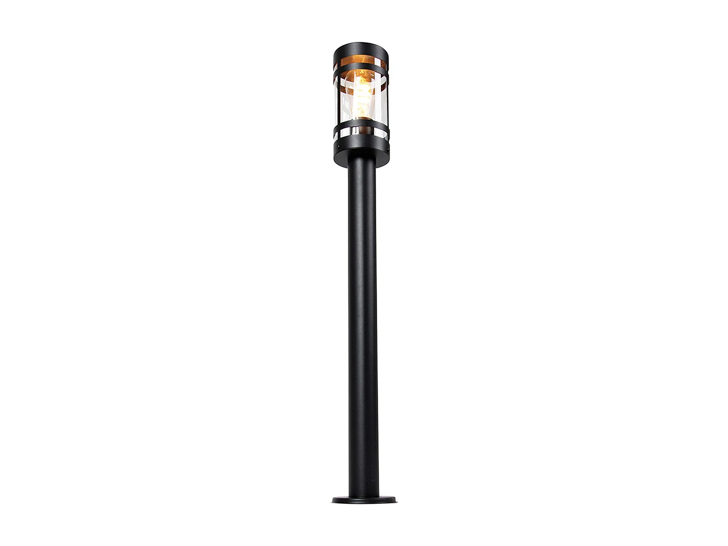 Lampe d'extérieur intelligente noire 80 cm IP44 avec Wifi ST64 - Gleam