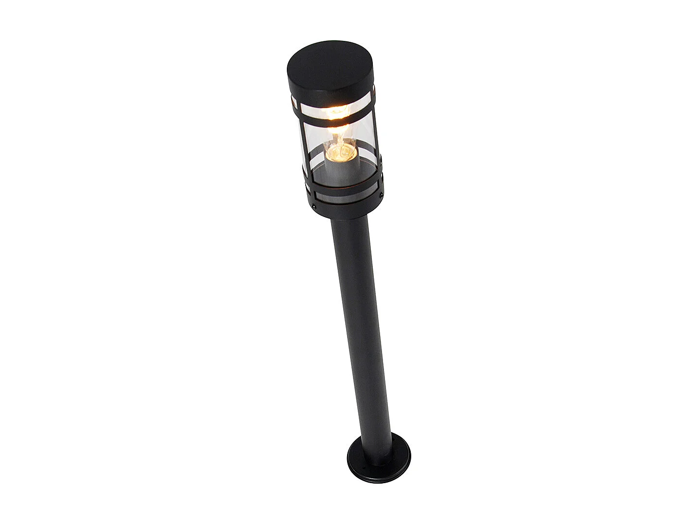 Lampe d'extérieur intelligente noire 80 cm IP44 avec Wifi ST64 - Gleam