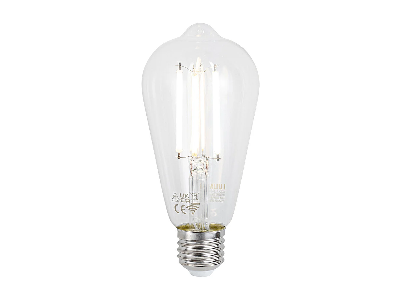 Lampe d'extérieur intelligente noire 80 cm IP44 avec Wifi ST64 - Gleam