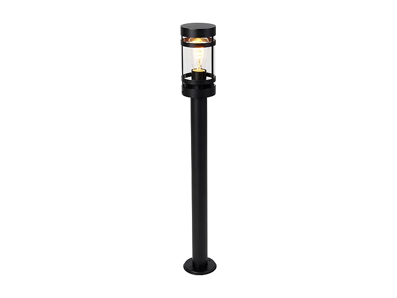 Lampe d'extérieur intelligente noire 80 cm IP44 avec Wifi ST64 - Gleam