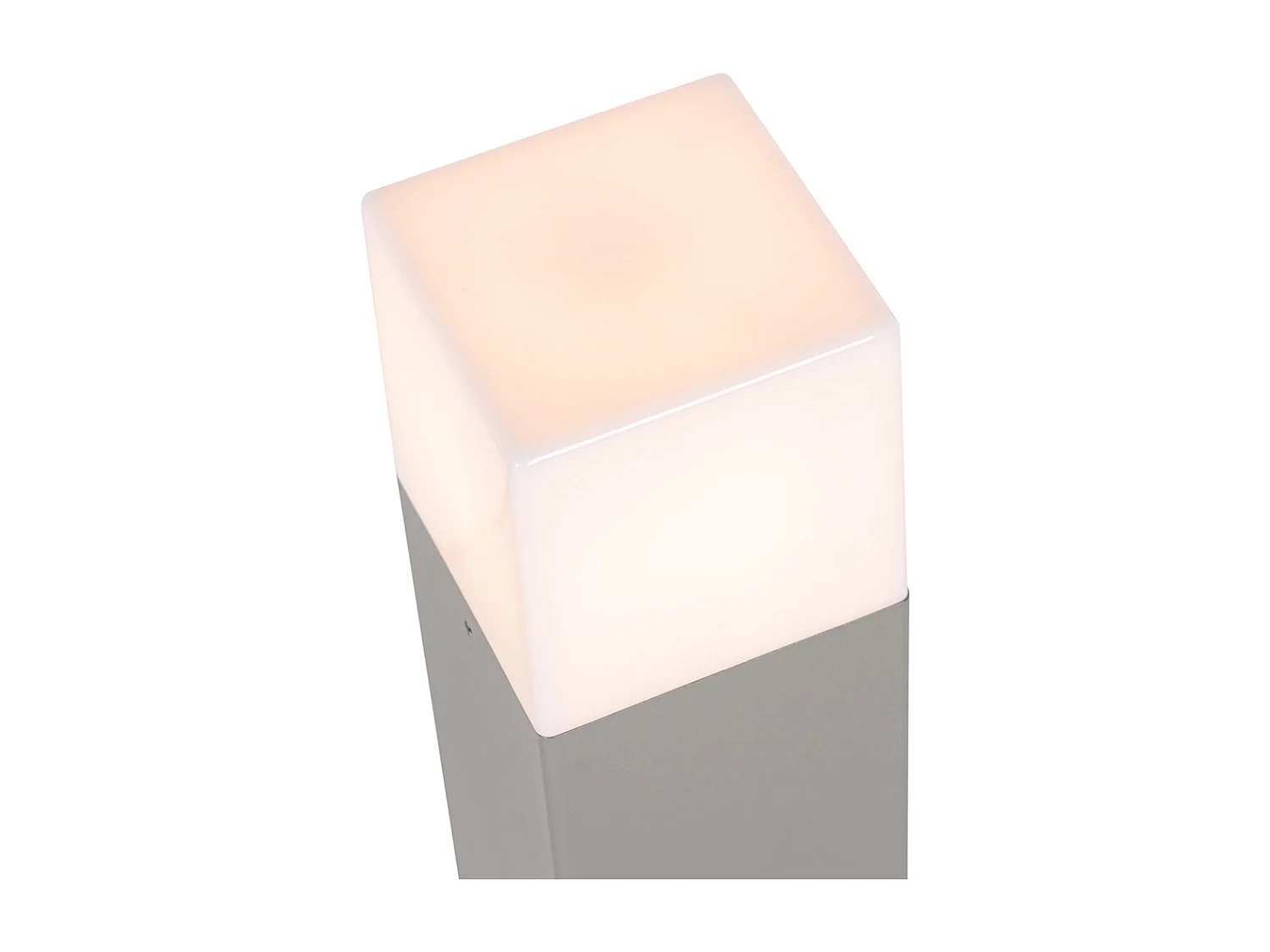 Lampe d'extérieur 50 cm grise avec piquet de terre et gaine de câble - Denmark