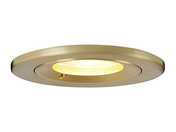 Spot encastré moderne rond doré IP44 - Xena Round