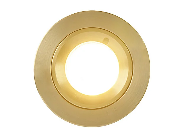 Spot encastré moderne rond doré IP44 - Xena Round