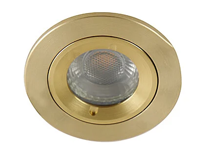 Spot encastré moderne rond doré IP44 - Xena Round