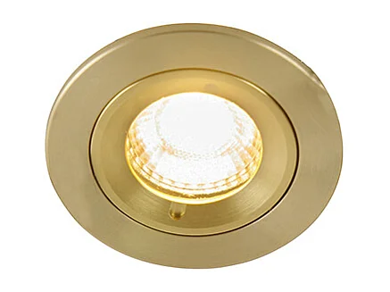 Spot encastré moderne rond doré IP44 - Xena Round
