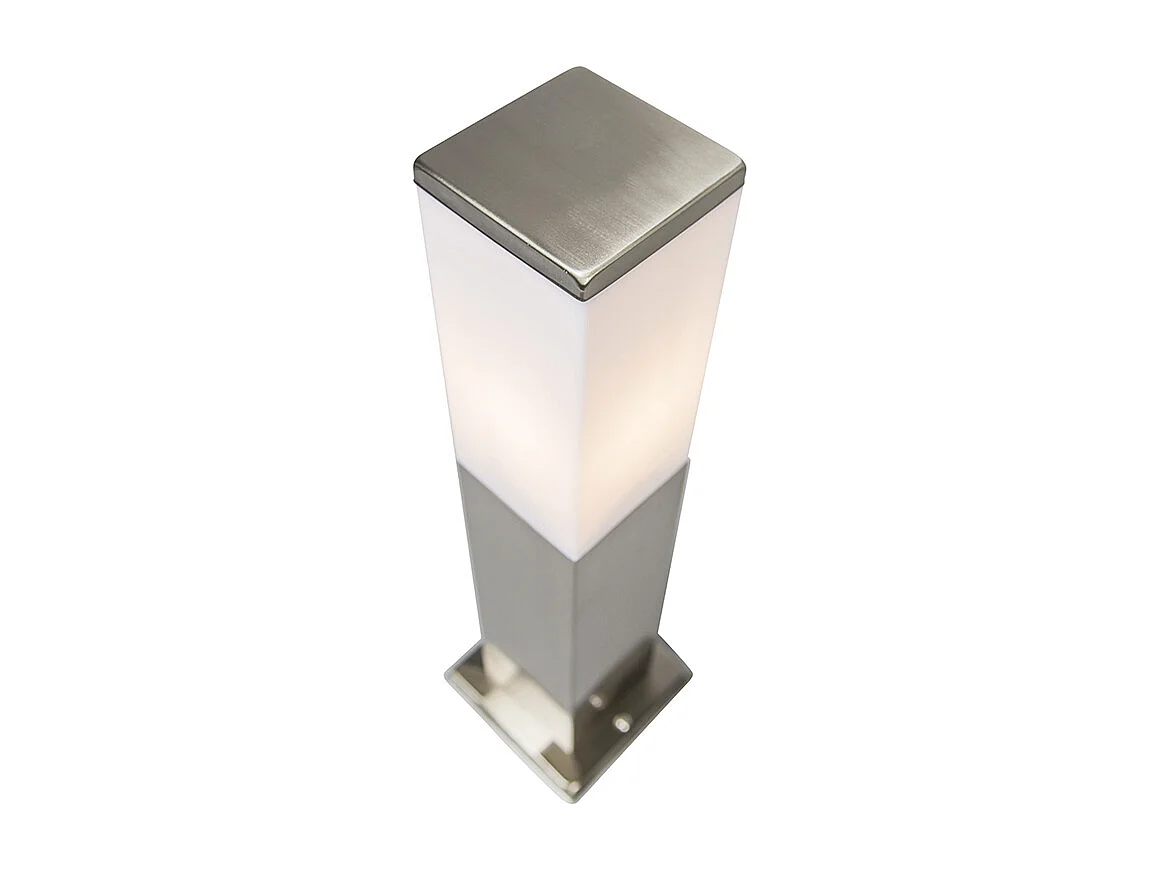 Lampe d'extérieur intelligente 45 cm en acier avec WiFi P45 - Malios